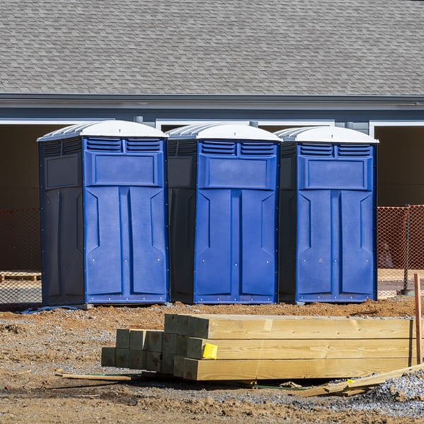 how can i report damages or issues with the portable restrooms during my rental period in Windsor VA